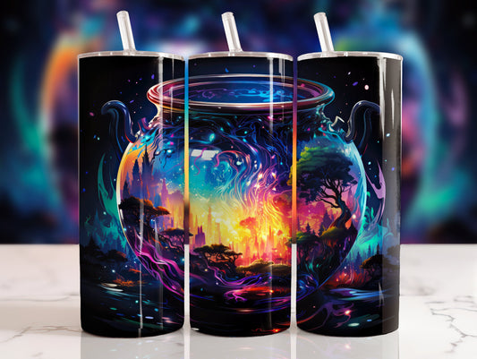 Trippy Cauldron Sublimation 20oz Tumbler