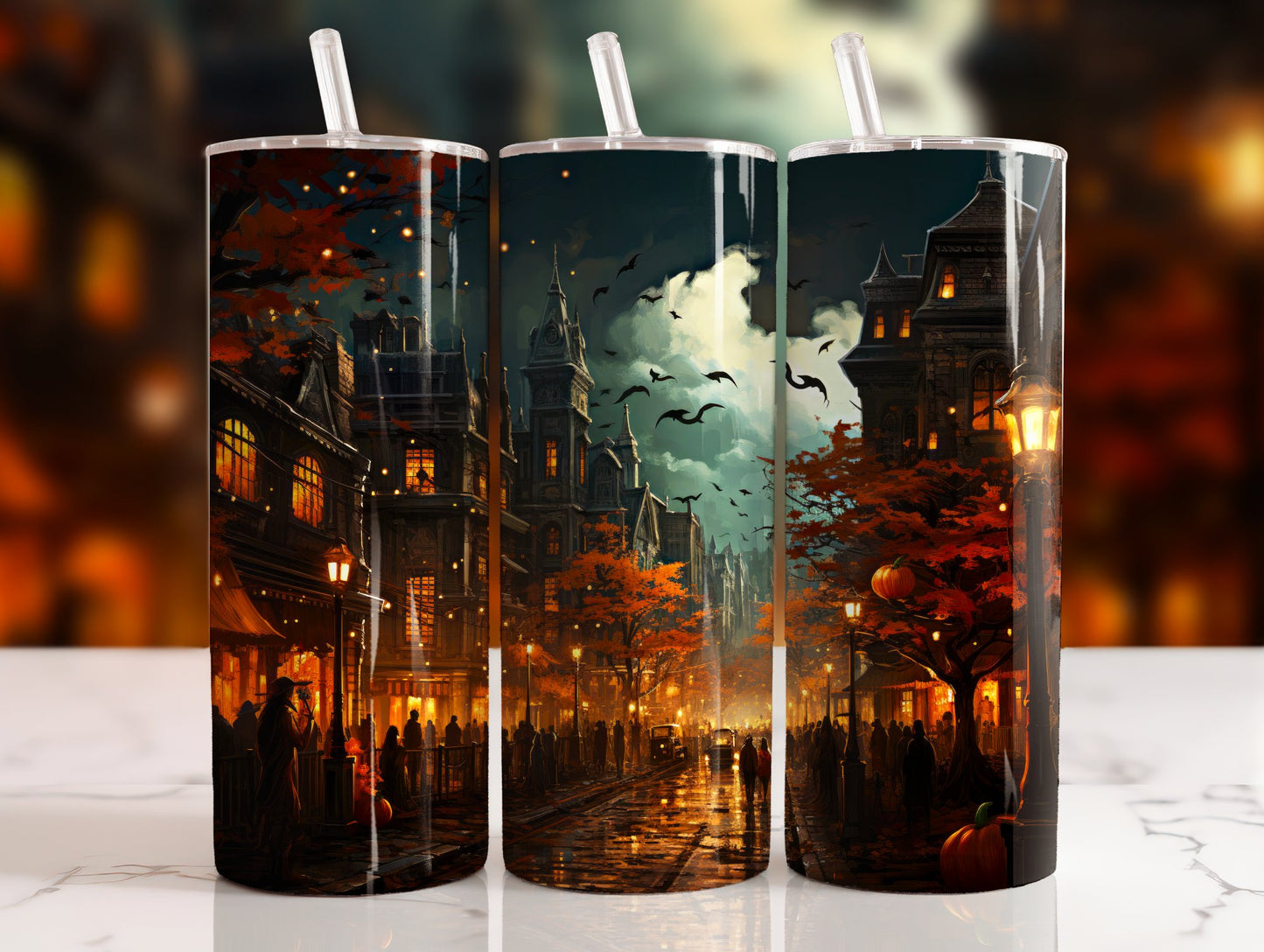 Creepy City Sublimation 20oz Tumbler