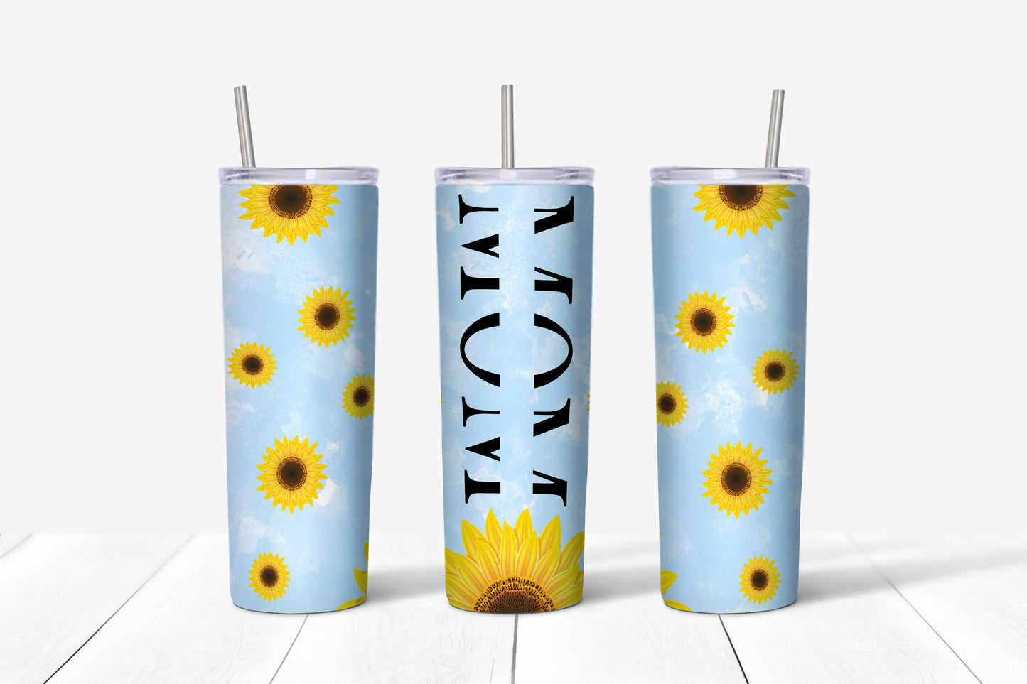 Sunflower Mom Sublimated 20oz Tumbler