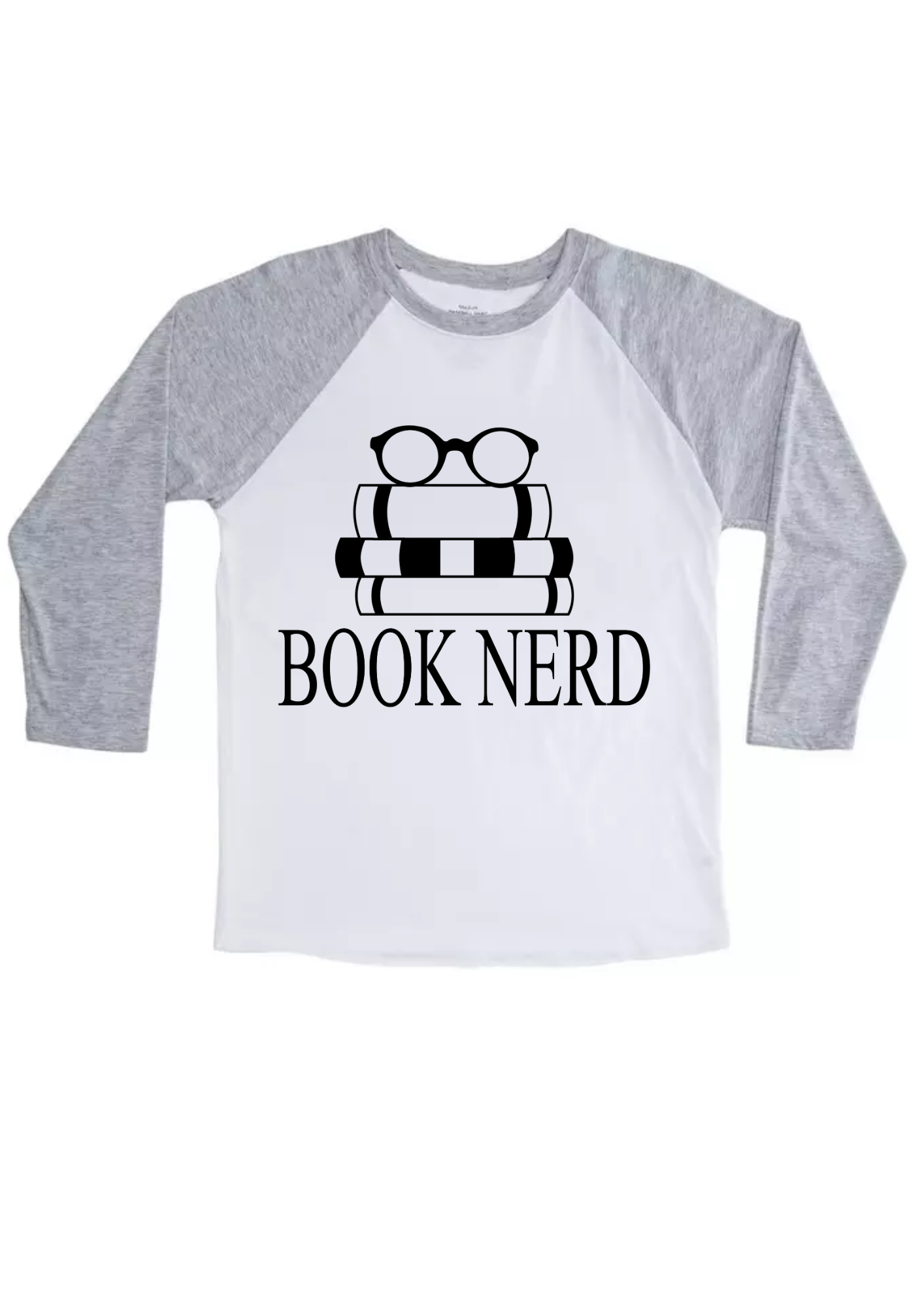 Book Nerd Baseball TriBlend Sublimated T-shirt