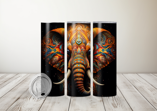 Elephant with Sparkles Sublimation 20oz Tumbler