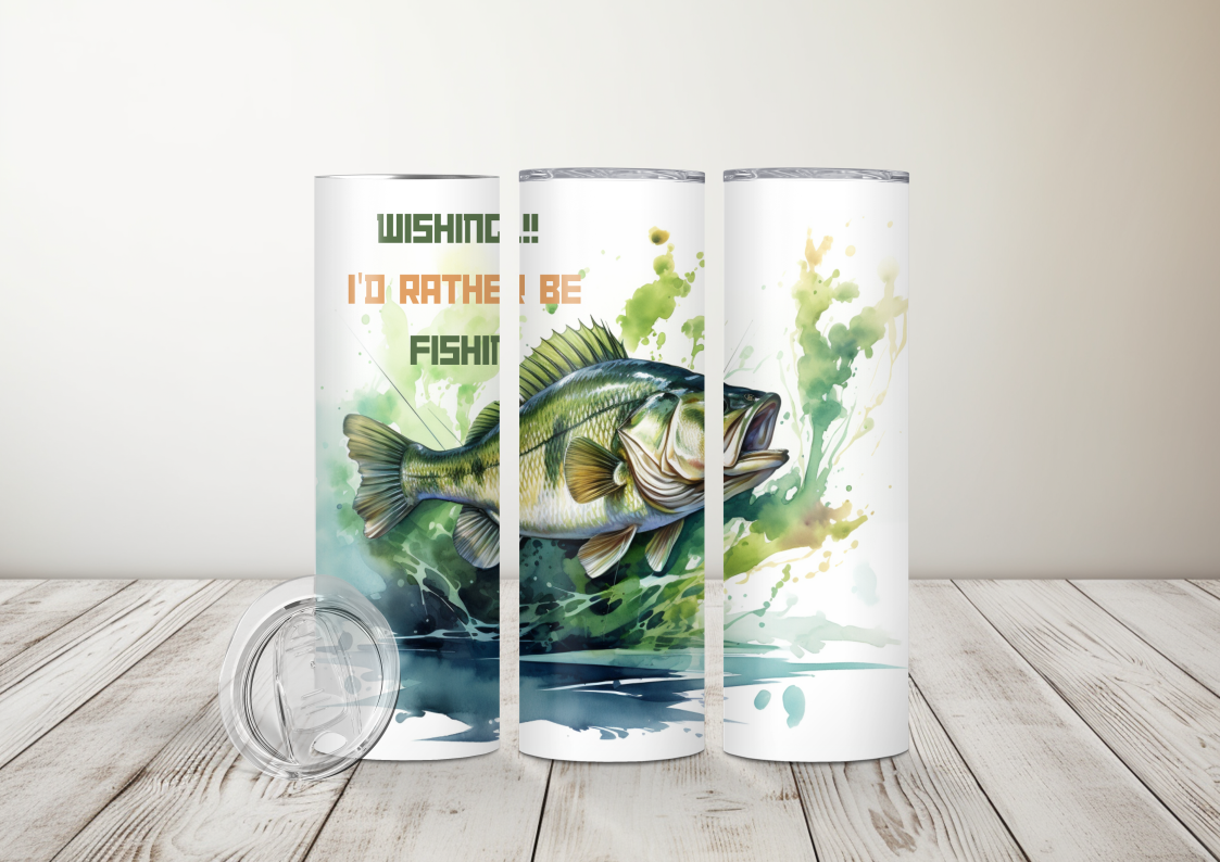 Fishing Sayings Sublimation 20 oz Tumbler