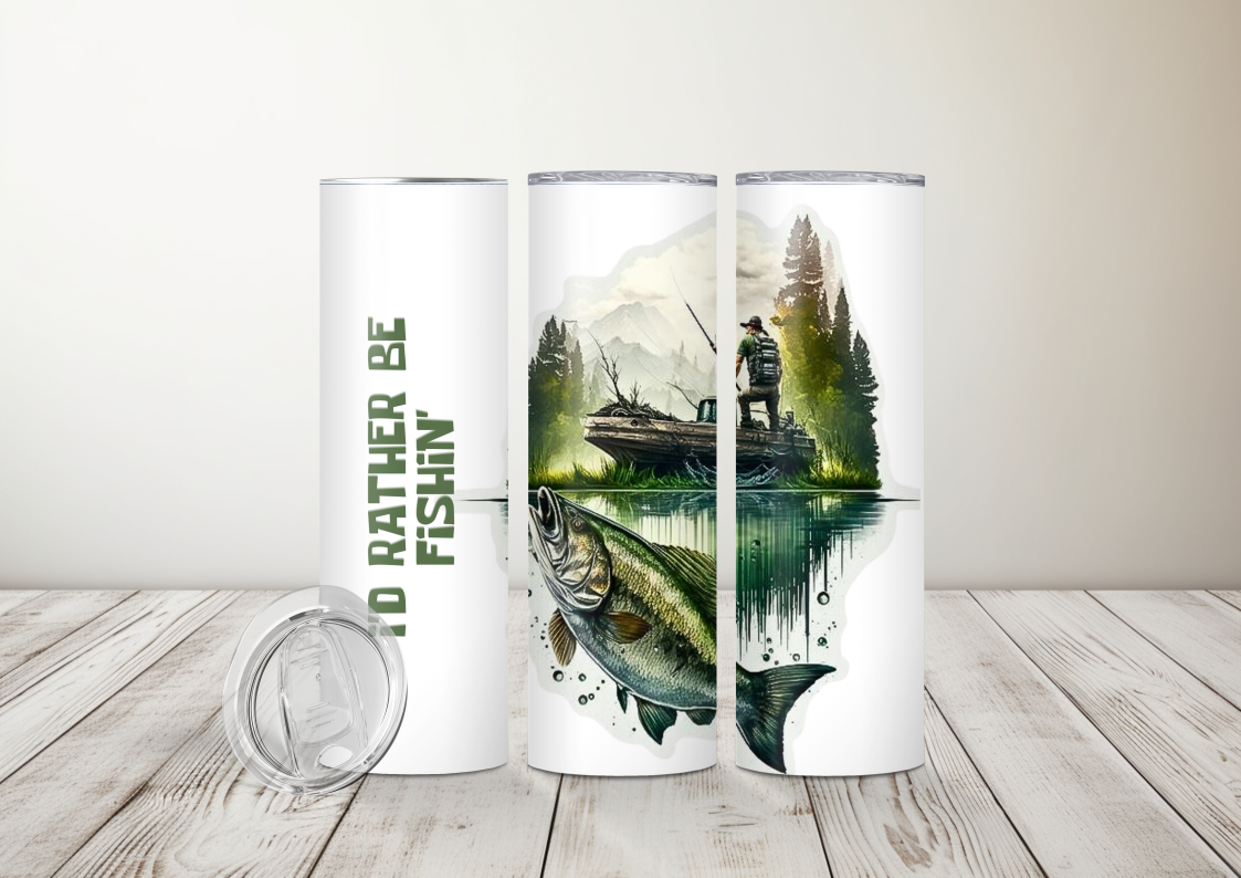 Fishing Sayings Sublimation 20 oz Tumbler