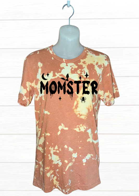 Momster Orange Reversed Dyed T-shirt