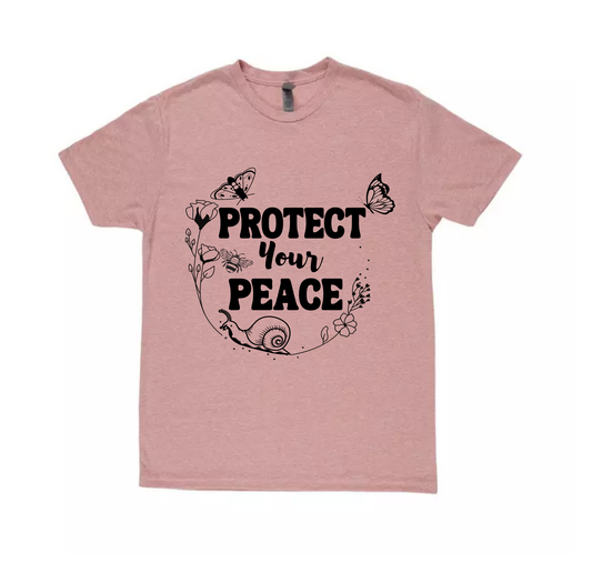 Protect Your Peace TriBlend Sublimated T-shirt