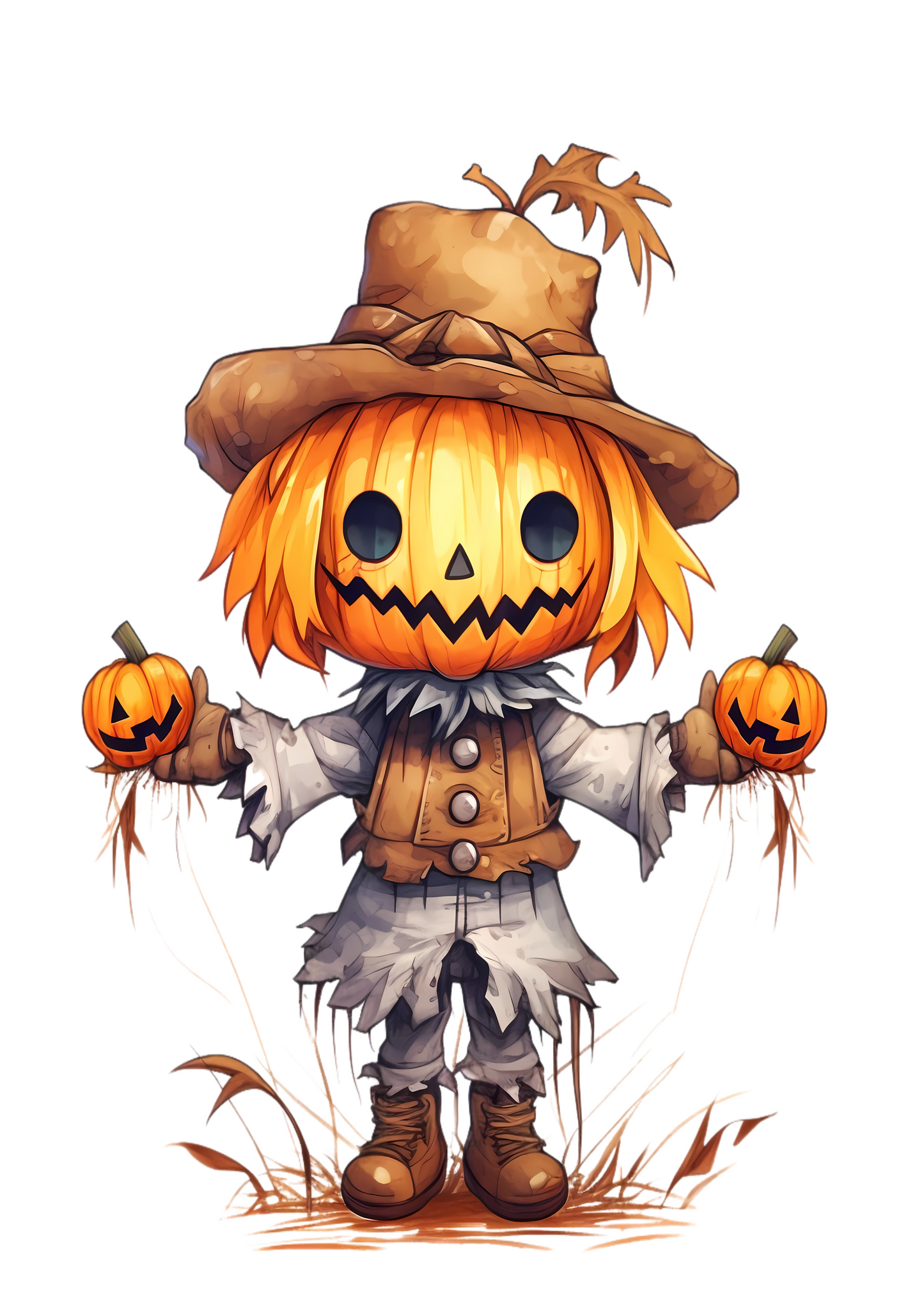 Scarecrow Sticker with 10 Varieties