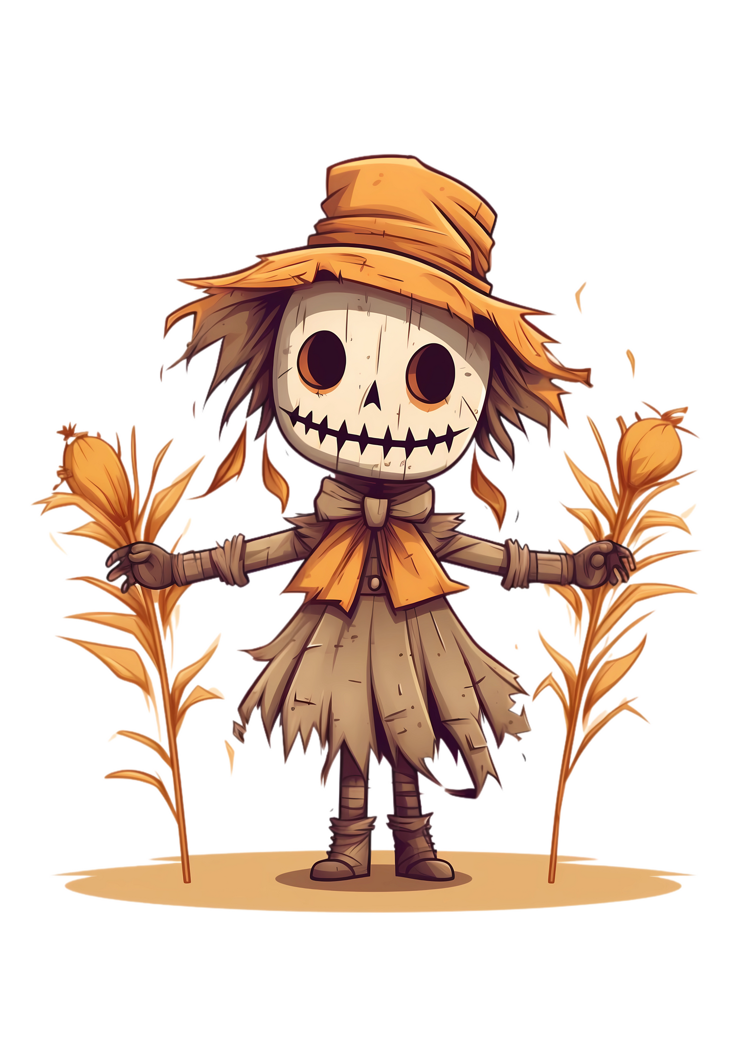 Scarecrow Sticker with 10 Varieties