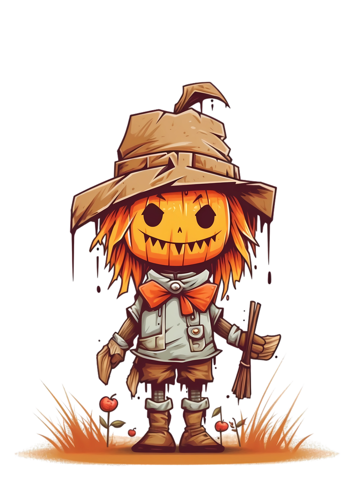 Scarecrow Sticker with 10 Varieties