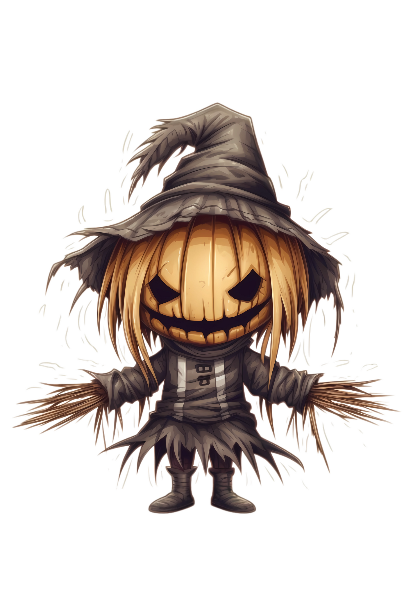 Scarecrow Sticker with 10 Varieties