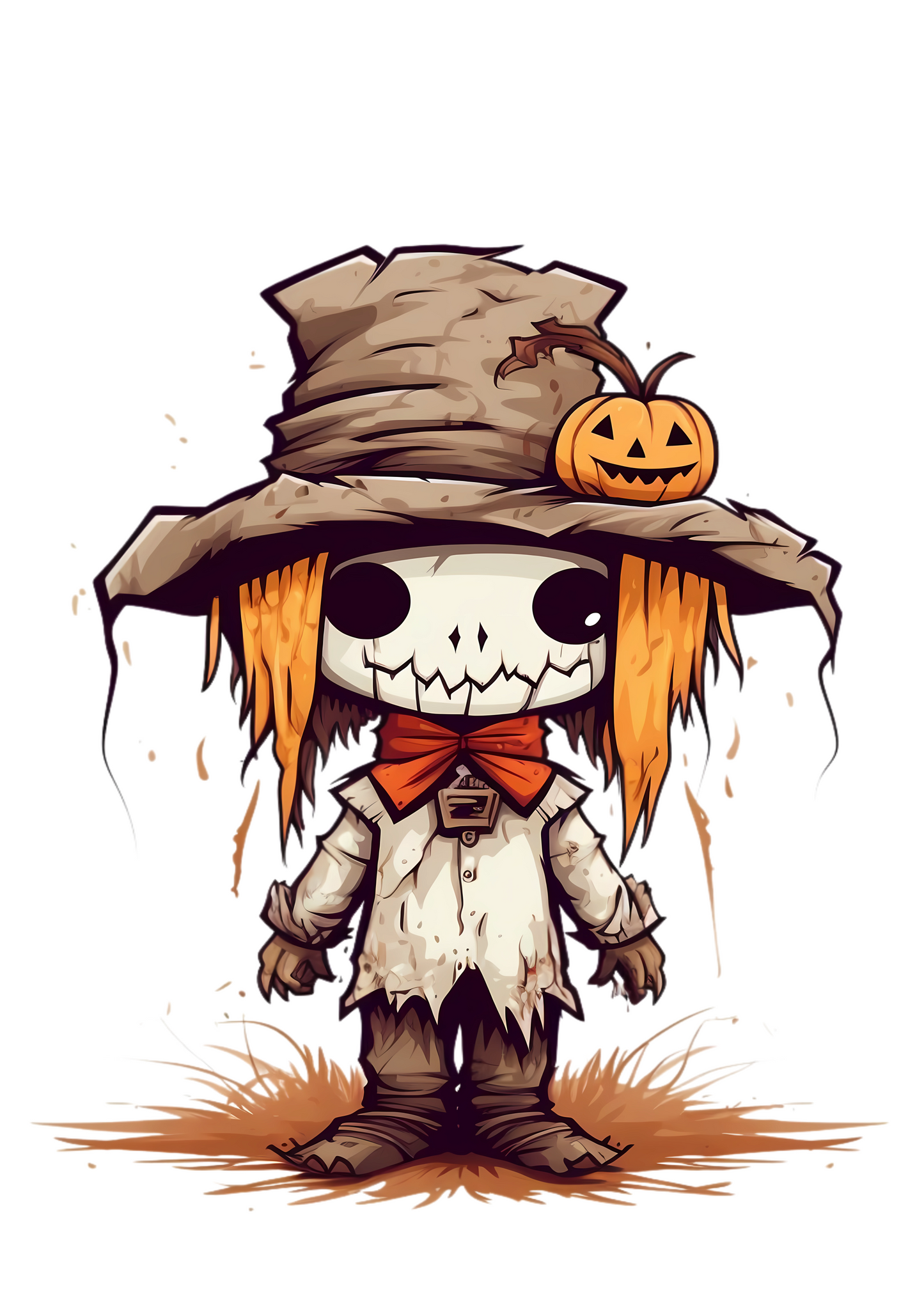 Scarecrow Sticker with 10 Varieties