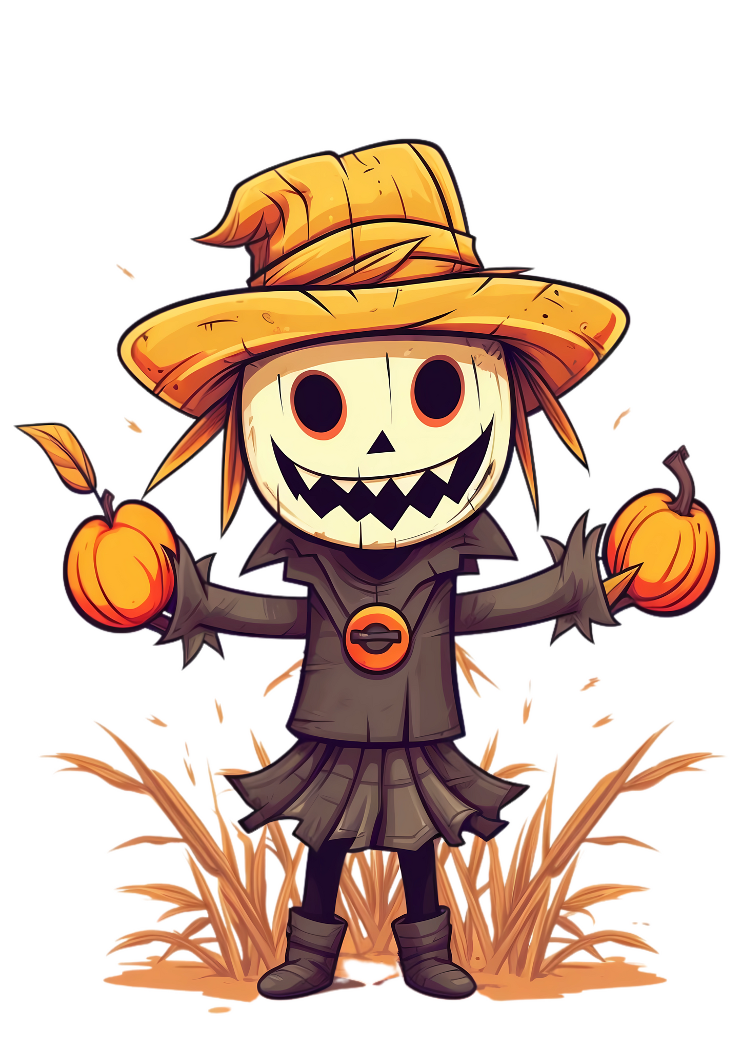 Scarecrow Sticker with 10 Varieties