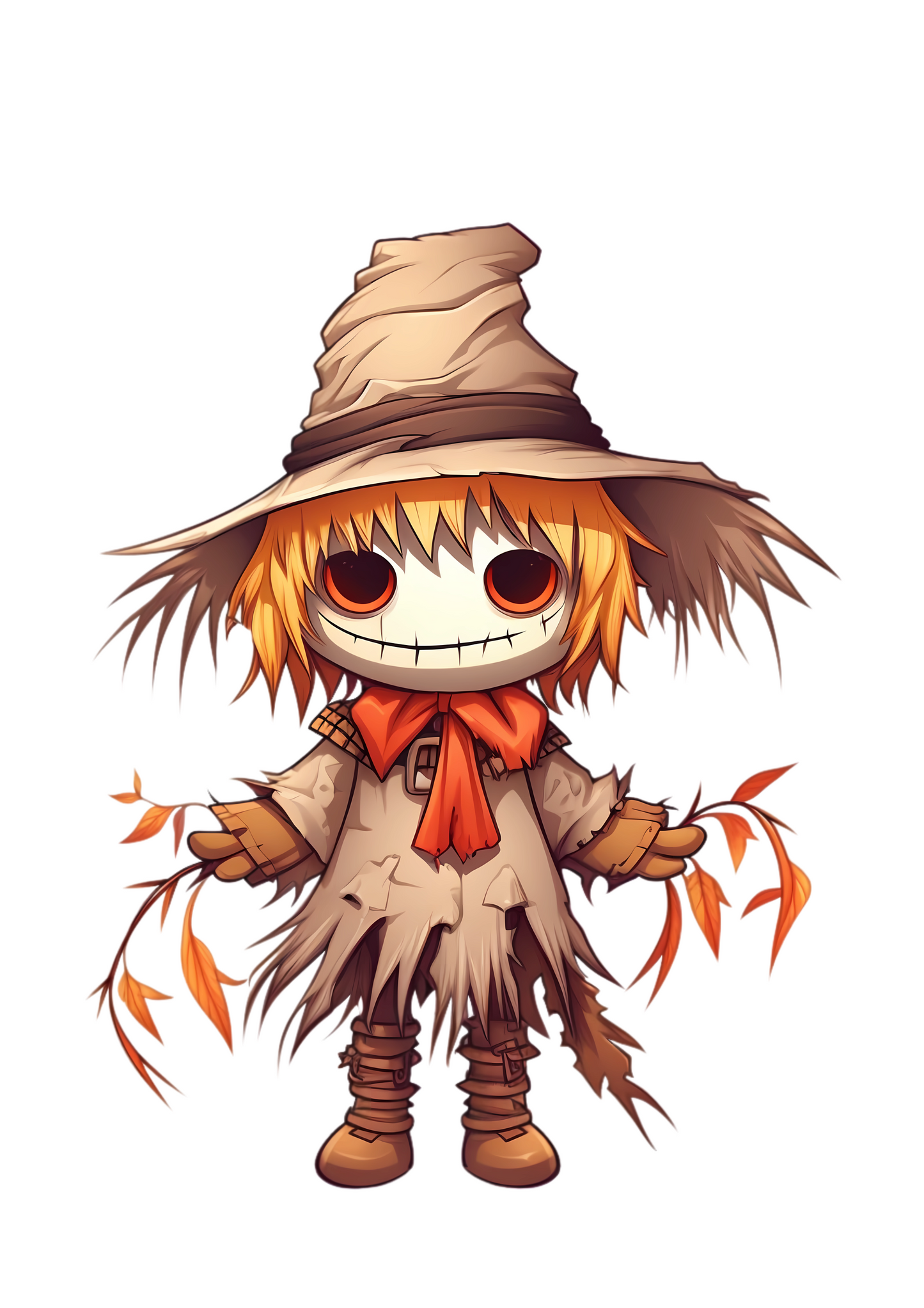 Scarecrow Sticker with 10 Varieties