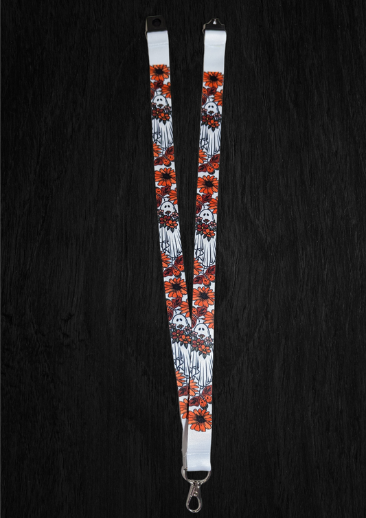 Sublimated Lanyard with Halloween Deign