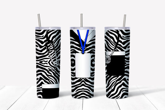 Vaso Scrubs Zebra de 20 oz